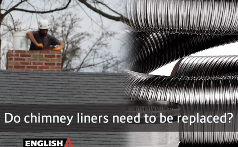 How often does a chimney flue need replacing?