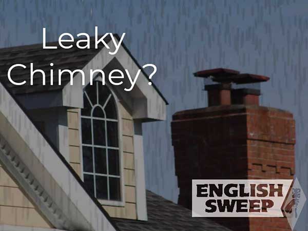 Chimney leaks top of roof chimney with two flues - English Sweep Valley Park MO