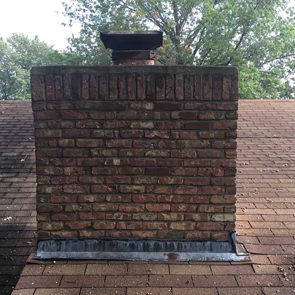 Chimney Cap - Before Chimney Cap - Before